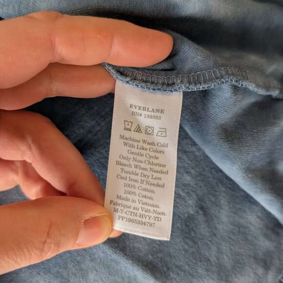 Everlane Men's Premium-Weight Heavy Cotton Short Sleeve Tee Tie Dye medium - Picture 6 of 7